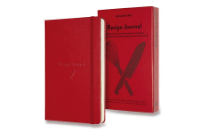 Moleskine Passion Recipe Journal A5 červený zápisník