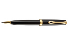 Diplomat D40203040 Excellence A2 Black Lacquer Gold guľôčkové pero