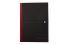 Oxford 2992-00 Black & Red A4 štvorčekový zápisník