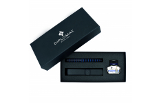 Diplomat Aero Elox Ring Black/Blue, darčeková sada