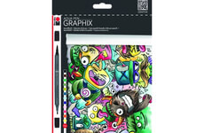 E-shop Marabu Graphix Aqua Pen Mega Mash, fixky 12 kusov