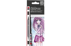 E-shop Marabu Graphix Aqua Pen Ma Ku Manga, fixky 6 kusov