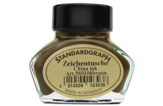 E-shop Standardgraph 560206 kaligrafická tuš hnedá 30 ml