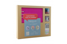 E-shop Filofax Clipbook A5 fuchsiový kreatívny set