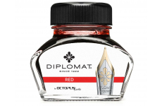 Diplomat D41001005 červený Octopus Red fľaštičkový atrament 30 ml