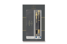 Parker 1501/2573216 I.M. Black GT, sada plniaceho a guličkového pera 