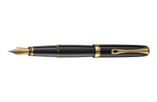 E-shop Diplomat D40203023 Excellence A2 Black Lacquer Gold plniace pero