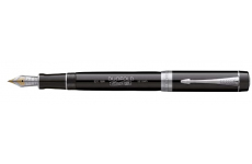 Parker 1502/9193675 Royal Duofold 135th SE Black CT, plniace pero -F-