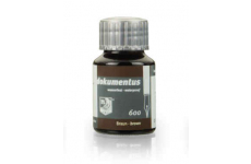 Rohrer & Klingner Braun  dokumentný atrament do plniacich pier 50 ml hnedý