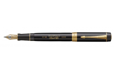 Parker 1502/9193674 Royal Duofold 135th SE Black GT, plniace pero -F-