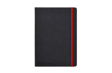 E-shop OXFORD Black n Red Journal Zápisník A5 čierny pevné dosky
