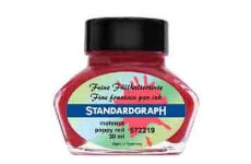 E-shop Standardgraph 572219 červený fľaštičkový atrament 30 ml