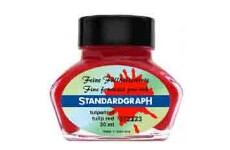 E-shop Standardgraph 572223 červený fľaštičkový atrament 30 ml