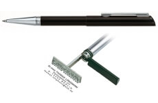 Heri V3021 Diagonal Black CT, guľôčkové pero