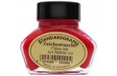 E-shop Standardgraph 560202 kaligrafická tuš červená 30 ml