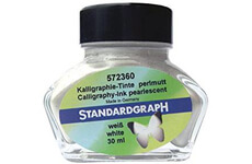 E-shop Standardgraph 572360 kaligrafický atrament Perleťová biela 30 ml